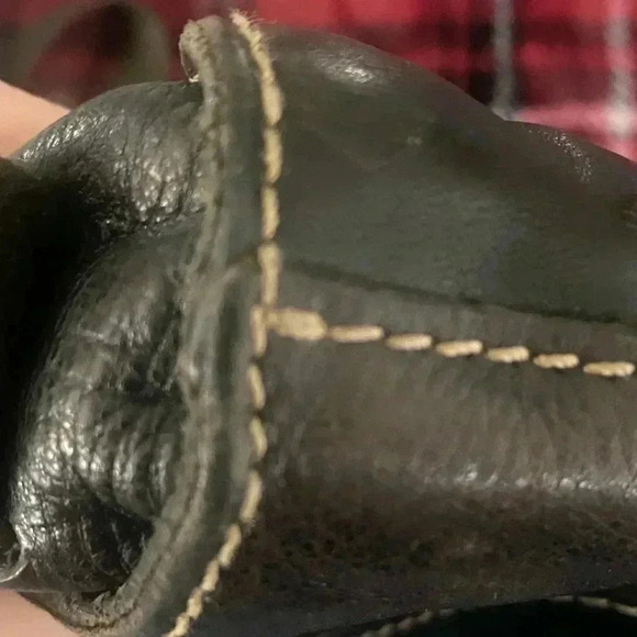 Patricia Nash Studded Brown Leather Crossbody Bag - Picture 8 of 10